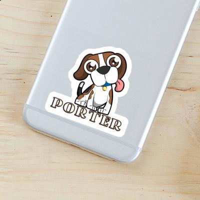 Porter Sticker Beagle-Hund Notebook Image