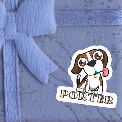 Porter Sticker Beagle-Hund Gift package Image