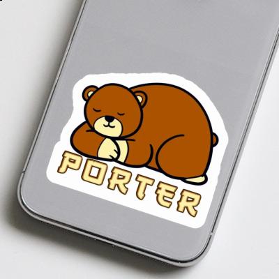 Sticker Porter Bear Gift package Image