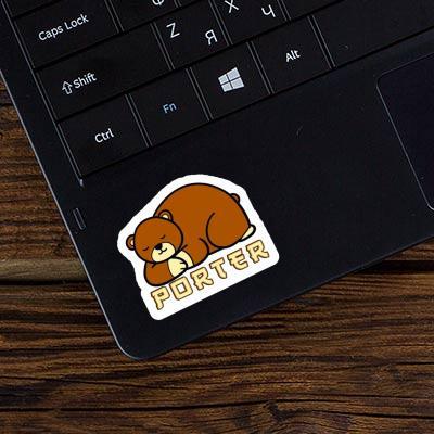 Sticker Porter Bear Image