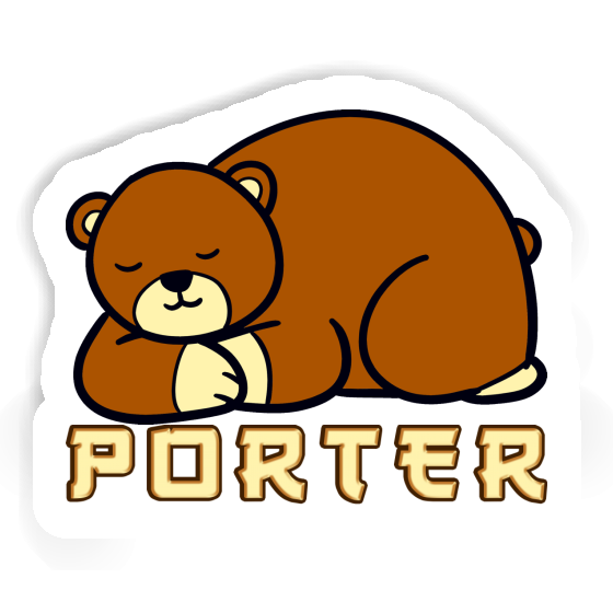 Sticker Porter Bear Gift package Image