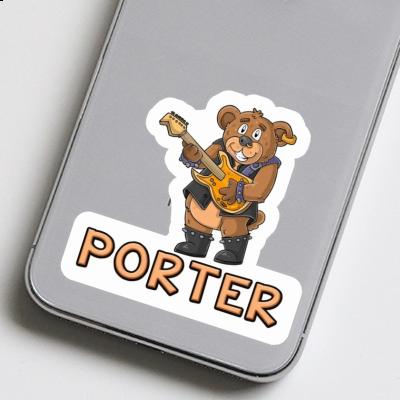 Porter Aufkleber Rocker Bär Gift package Image