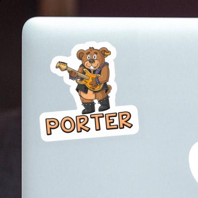 Porter Sticker Guitarist Laptop Image