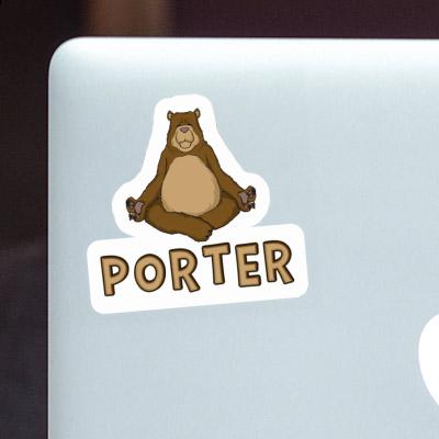 Sticker Bär Porter Laptop Image