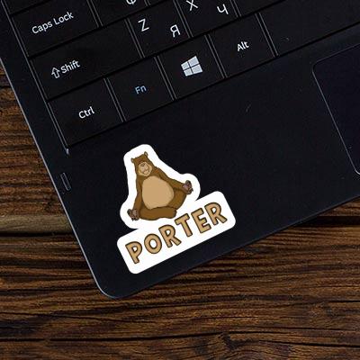 Sticker Bär Porter Laptop Image