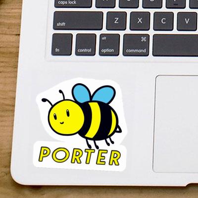 Autocollant Porter Abeille Notebook Image