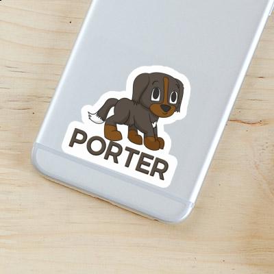 Sticker Berner Sennenhund Porter Laptop Image