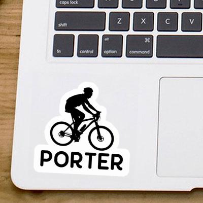 Biker Sticker Porter Laptop Image