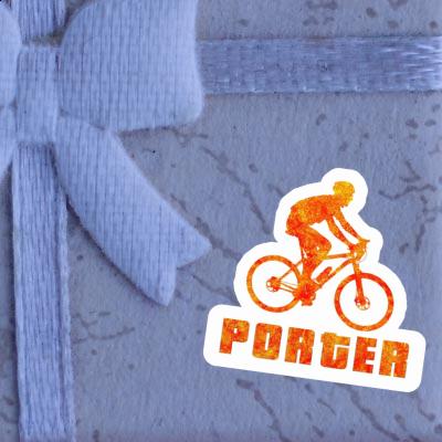 Sticker Porter Biker Laptop Image