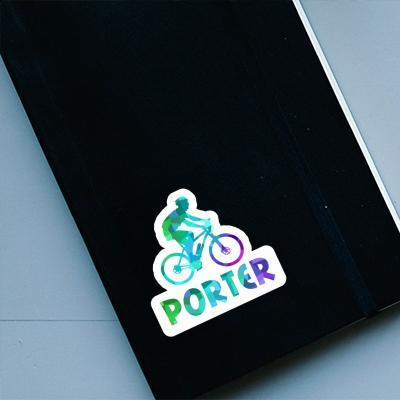 Aufkleber Porter Biker Notebook Image