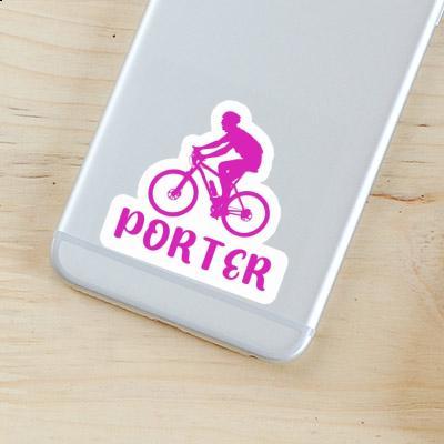 Biker Sticker Porter Laptop Image