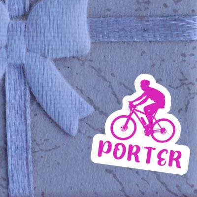 Biker Sticker Porter Notebook Image