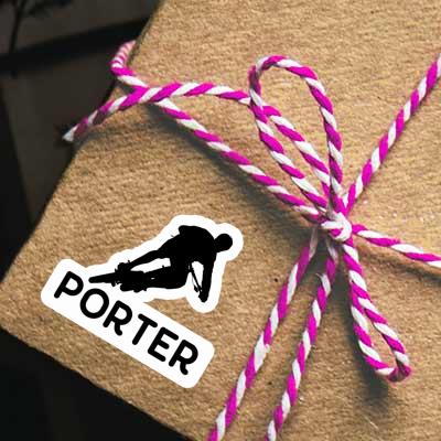 Porter Sticker Biker Image