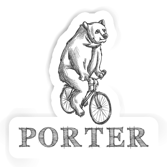 Porter Autocollant Cycliste Notebook Image