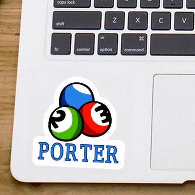 Porter Sticker Billiard Ball Gift package Image