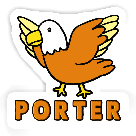 Sticker Porter Vogel Laptop Image