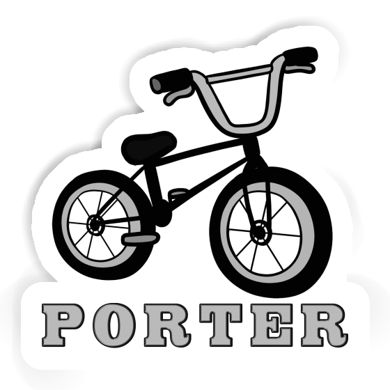 Porter Autocollant BMX Notebook Image