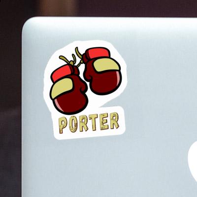Sticker Boxing Glove Porter Laptop Image