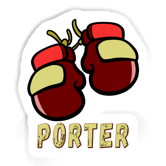 Sticker Boxing Glove Porter Notebook Image