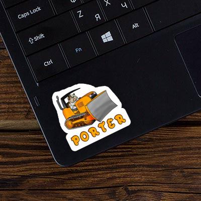 Sticker Porter Bulldozer Gift package Image