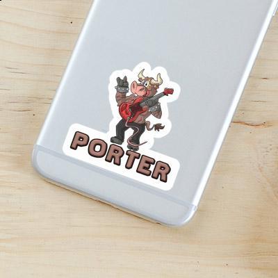 Porter Sticker Rocking Bull Notebook Image