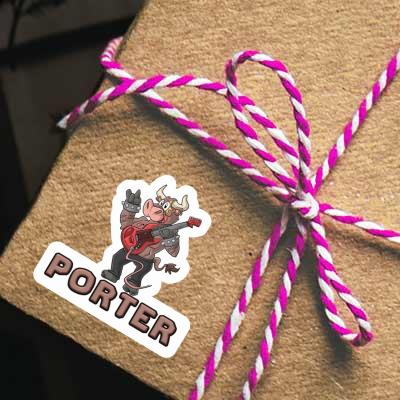 Sticker Stier Porter Image