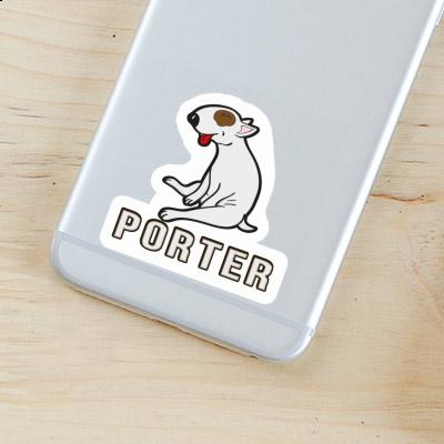 Bull Terrier Sticker Porter Notebook Image