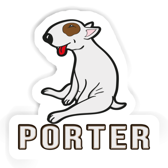 Porter Autocollant Chien Image