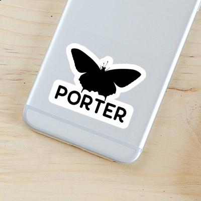 Sticker Schmetterling Porter Laptop Image