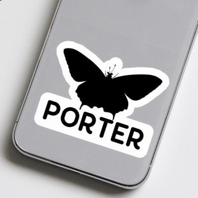 Sticker Schmetterling Porter Notebook Image