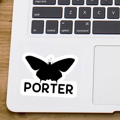 Sticker Schmetterling Porter Notebook Image