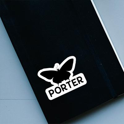 Sticker Schmetterling Porter Notebook Image