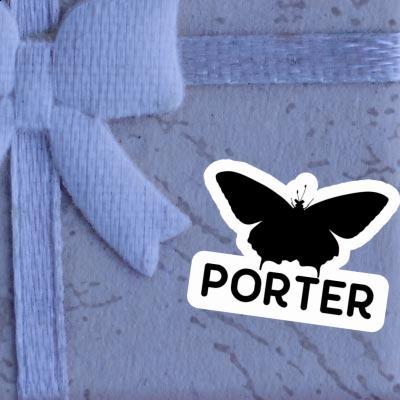 Sticker Schmetterling Porter Laptop Image