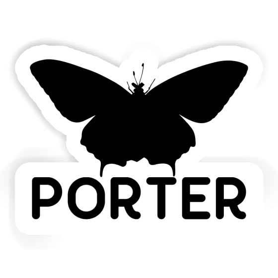 Sticker Porter Butterfly Image