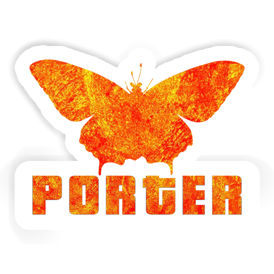 Porter Sticker Butterfly Laptop Image