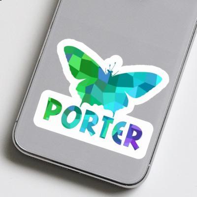 Aufkleber Porter Schmetterling Laptop Image