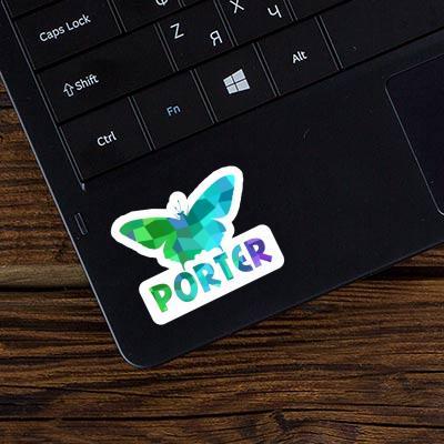 Autocollant Porter Papillon Laptop Image
