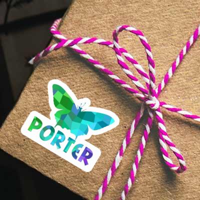Aufkleber Porter Schmetterling Gift package Image