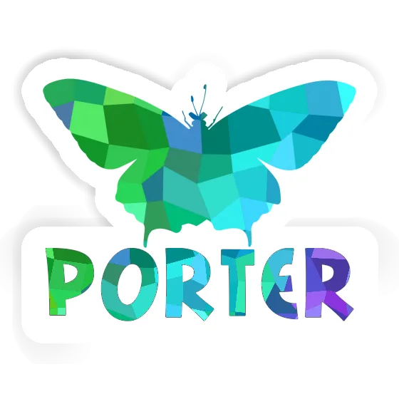 Sticker Butterfly Porter Notebook Image