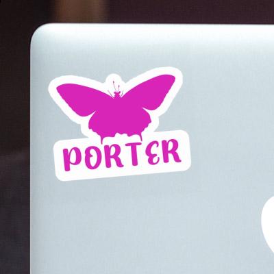 Porter Sticker Butterfly Image