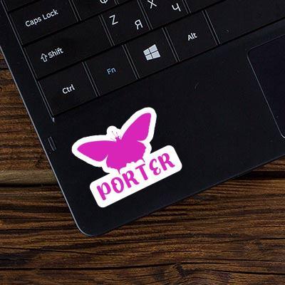 Porter Autocollant Papillon Laptop Image