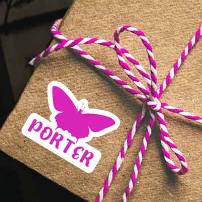Porter Sticker Butterfly Gift package Image