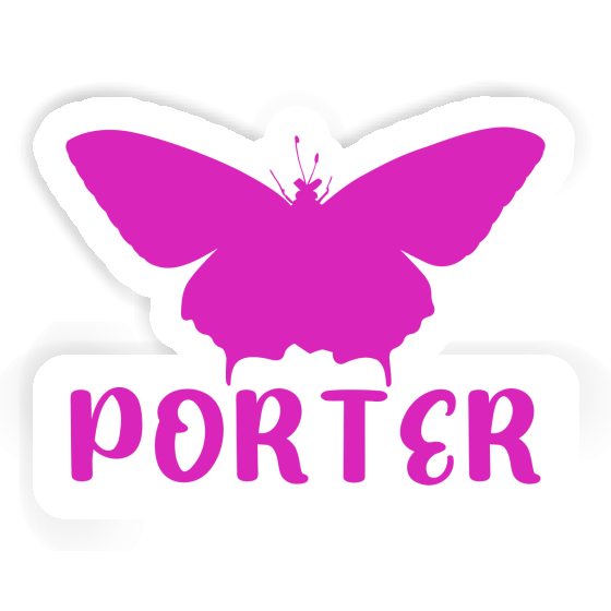Porter Sticker Sommervogel Laptop Image