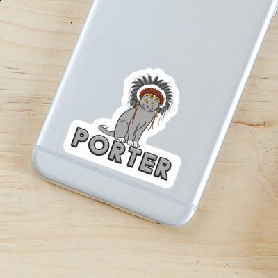 Sticker Porter Cat Image