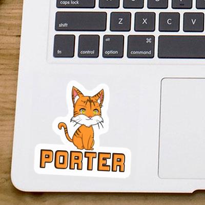 Sticker Porter Cat Gift package Image