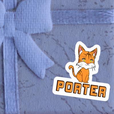 Sticker Porter Cat Image