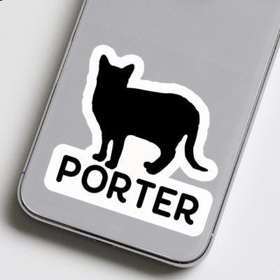 Porter Aufkleber Katze Image