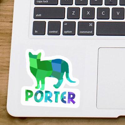 Porter Autocollant Chat Laptop Image