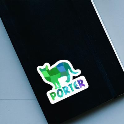 Sticker Porter Cat Image