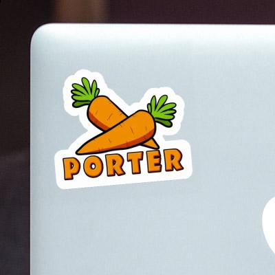 Carrot Sticker Porter Laptop Image